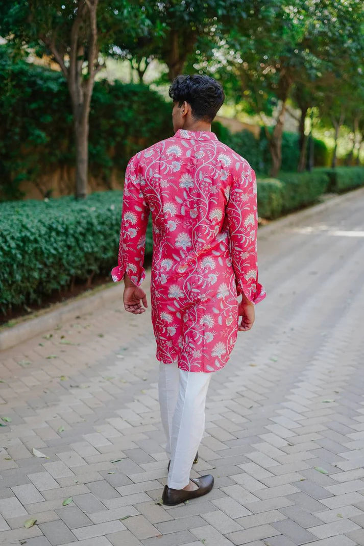 Jewelled Print Kurta Only