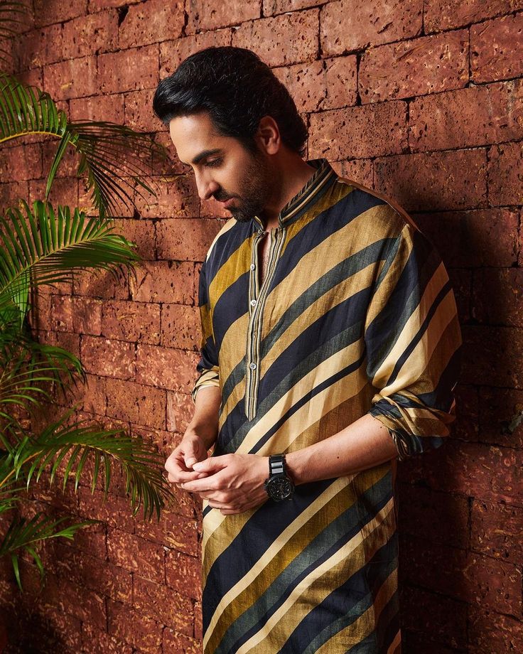 AK Strip Print Kurta Only